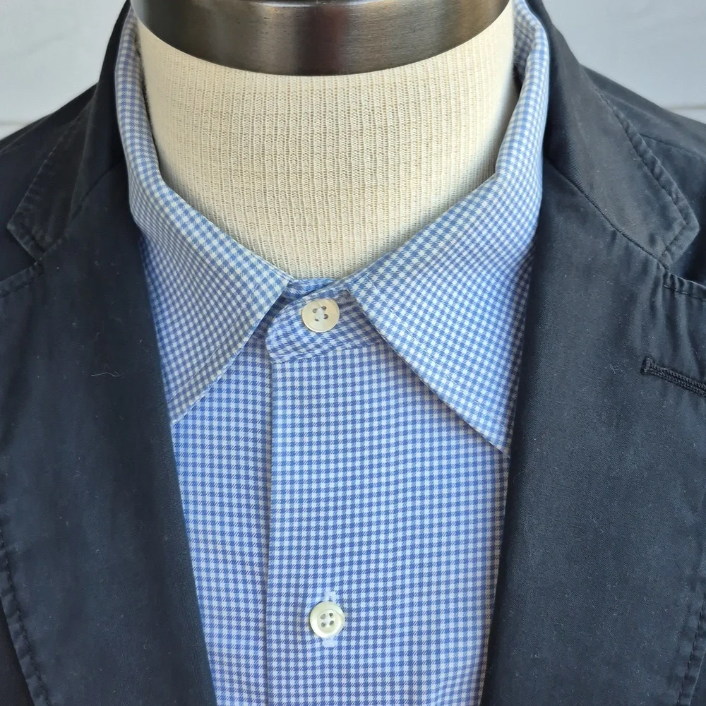 J CREW Clayton Faded Black Grey Cotton Medium Mens Sport‎ Coat Jacket
